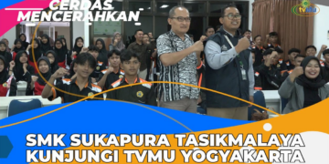 CERDAS MENCERAHKAN I SMK SUKAPURA TASIKMALAYA KUNJUNGI TVMU YOGYAKARTA