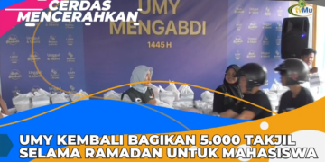 CERDAS MENCERAHKAN I UMY MENGABDI BAGIKAN 5000 TAKJIL SETIAP HARI DI BULAN RAMADAN