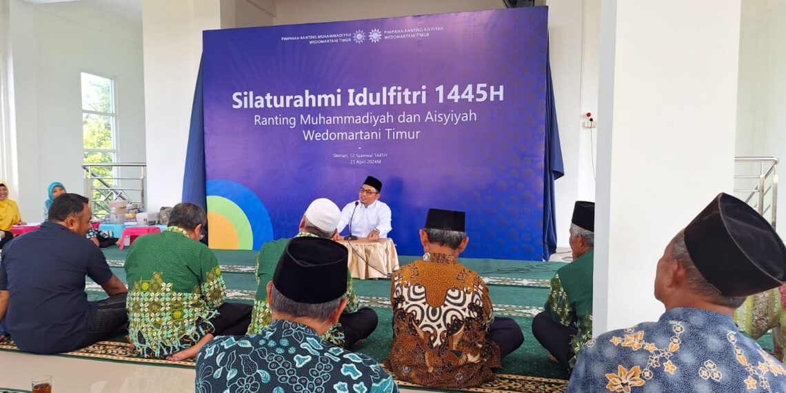 Silaturahmi Idulfitri 1445, Ranting Muhammadiyah dan ‘Aisyiyah Wedomartani Timur