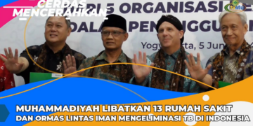 CERDAS MENCERAHKAN I MUHAMMADIYAH LIBATKAN 13 RS DAN ORMAS LINTAS IMAN MENGELIMINASI TB DI INDONESIA