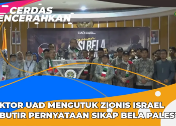 CERDAS MENCERAHKAN | REKTOR UAD MENGUTUK ZIONIS ISRAEL | 10 BUTIR PERNYATAAN SIKAP BELA PALESTINA