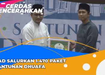 CERDAS MENCERAHKAN | UAD SALURKAN 1470 PAKET SANTUNAN DHUAFA