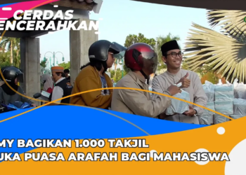 CERDAS MENCERAHKAN | UMY BAGIKAN 1 000 TAKJIL BUKA PUASA ARAFAH BAGI MAHASISWA