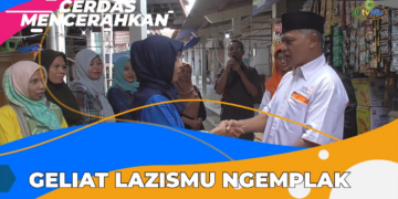 CERDAS MENCERAHKAN | GELIAT LAZISMU NGEMPLAK, BANTU MODAL USAHA PEDAGANG PASAR