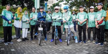 UNISA Mendapat Apresiasi Baik dari Kepala LLDIKTI V pada Acara Charity Fun Bike