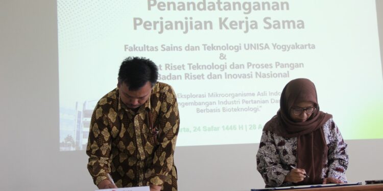UNISA Yogyakarta dan BRIN Jalin Kerjasama Riset Bioteknologi